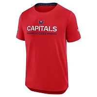 Fanatics Washington Capitals Authentic Pro Rink Tech T-Shirt