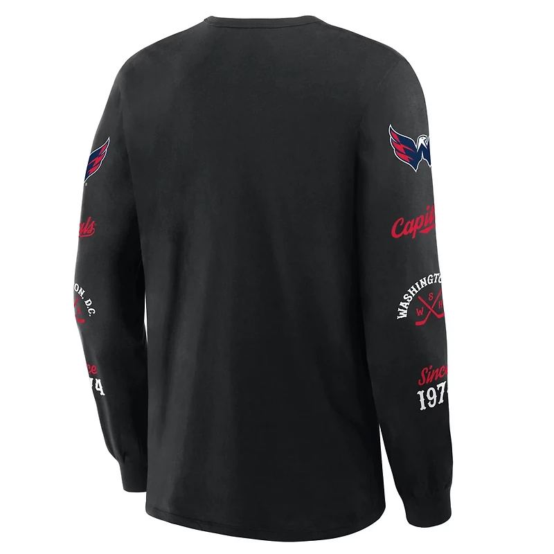 Fanatics Washington Capitals Boxed In Legacy Long Sleeve T-Shirt