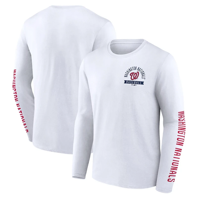 Fanatics Washington Nationals Press Box Long Sleeve T-Shirt