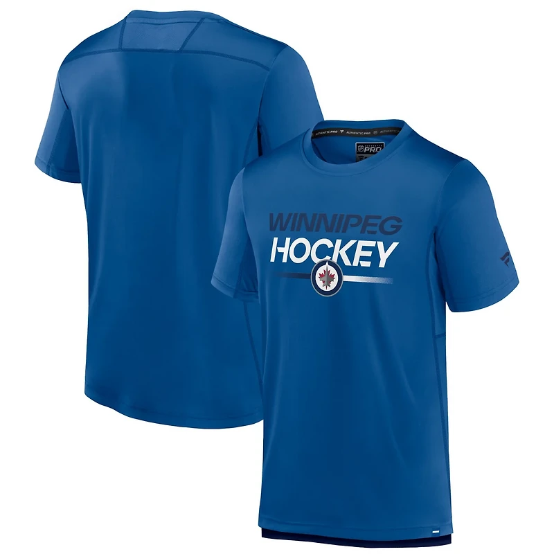 Fanatics Winnipeg Jets Authentic Pro Tech T-Shirt