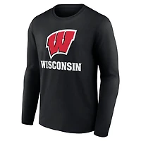 Fanatics Wisconsin Badgers Team Lockup Long Sleeve T-Shirt