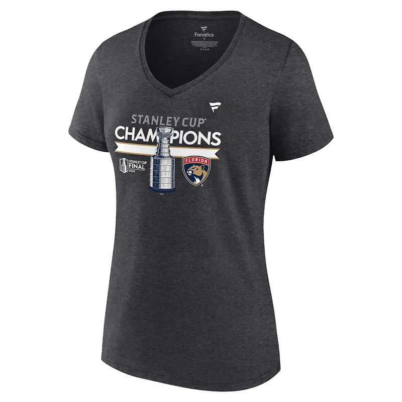 Florida Panthers 2024 Stanley Cup Champions Locker Room V-Neck T-Shirt