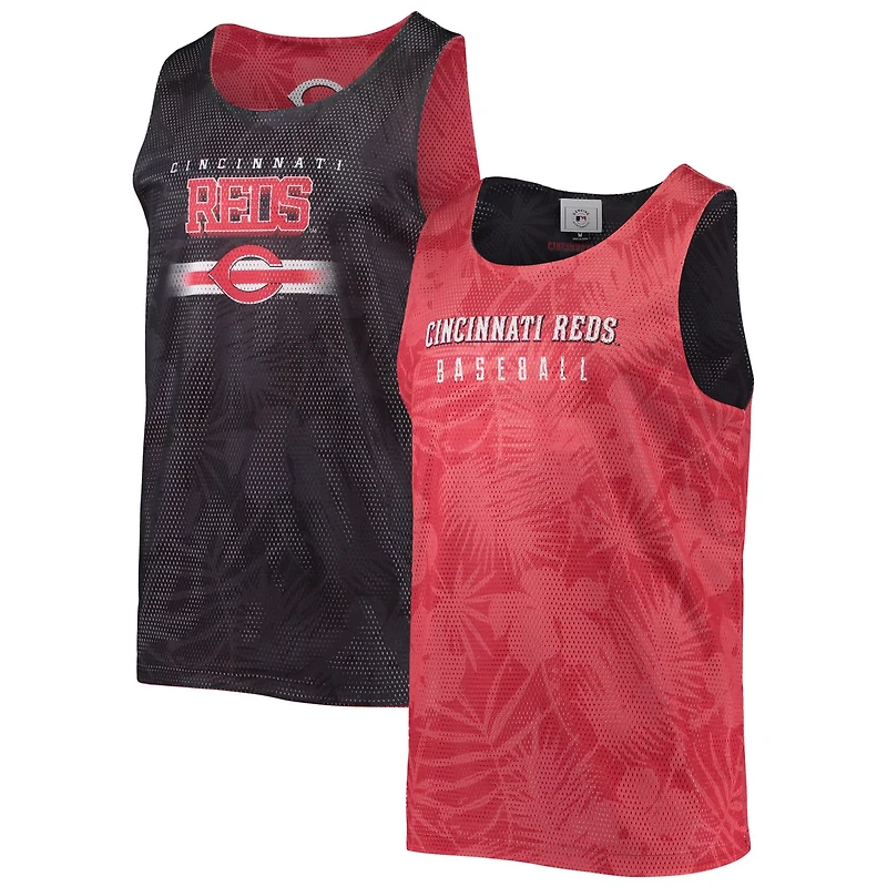 FOCO Cincinnati s Floral Reversible Mesh Tank Top