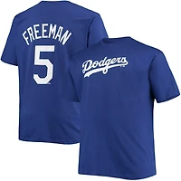Freddie Freeman Los Angeles Dodgers Big  Tall Name Number T-Shirt