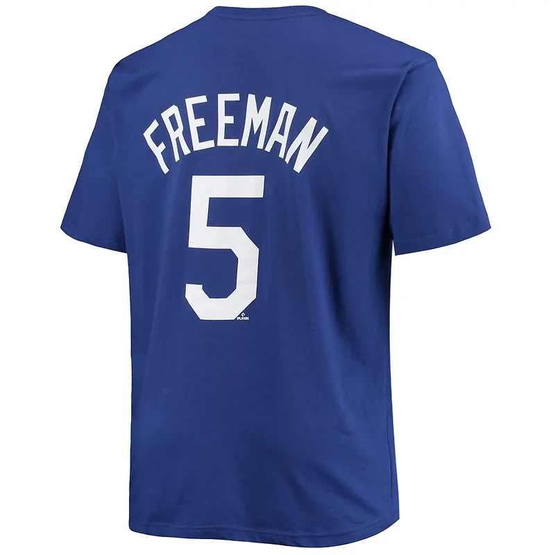 Freddie Freeman Los Angeles Dodgers Big  Tall Name Number T-Shirt