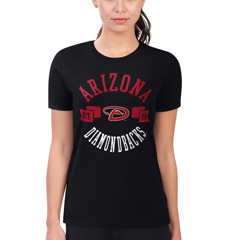 G-III 4Her by Carl Banks Arizona Diamondbacks Super-Slim Fit Lightweight City Graphic T-Shirt