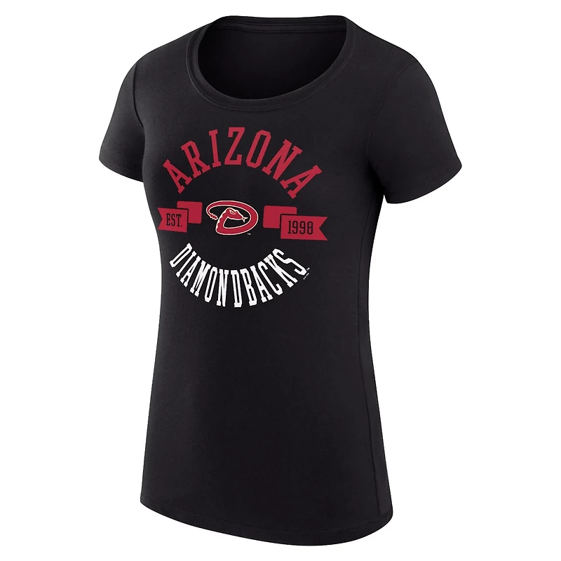 G-III 4Her by Carl Banks Arizona Diamondbacks Super-Slim Fit Lightweight City Graphic T-Shirt
