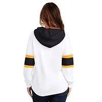 G-III 4Her by Carl Banks Boston Bruins Goal Zone Long Sleeve Lace-Up Hoodie T-Shirt