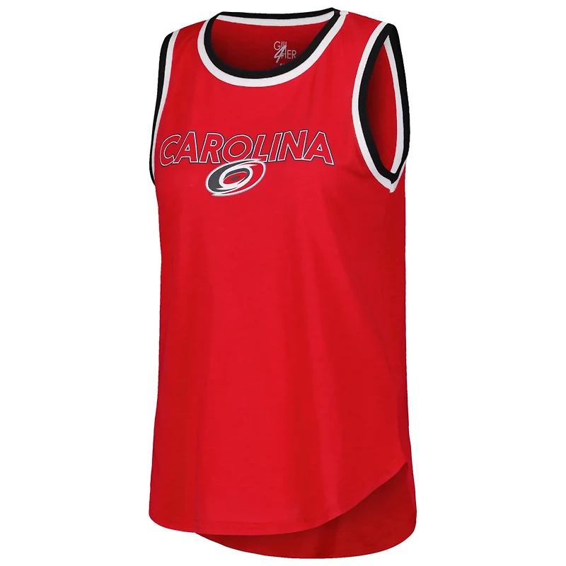 G-III 4Her by Carl Banks Carolina Hurricanes Strategy Tank Top