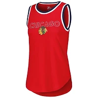 G-III 4Her by Carl Banks Chicago Blackhawks Strategy Tank Top
