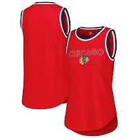 G-III 4Her by Carl Banks Chicago Blackhawks Strategy Tank Top