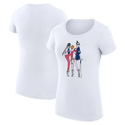 G-III 4Her by Carl Banks Chicago Cubs Super-Slim Fit Lightweight Baseball Girls T-Shirt
