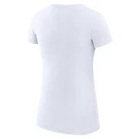 G-III 4Her by Carl Banks Chicago Cubs Super-Slim Fit Lightweight City Graphic T-Shirt