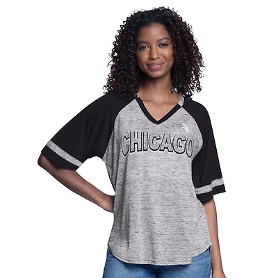 G-III 4Her by Carl Banks Chicago White Sox Hall of Fame Raglan Oversized Half-Sleeve Top
