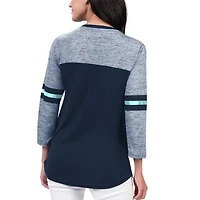 G-III 4Her by Carl Banks Deep Sea Seattle Kraken Play The Game 3 4-Sleeve T-Shirt