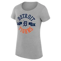 G-III 4Her by Carl Banks Detroit Tigers Super-Slim Fit Lightweight City Graphic T-Shirt