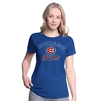 G-III 4Her by Carl Banks Heather Gray Chicago Cubs Short-Sleeve and Long-Sleeve T-Shirt Combo Pack