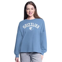 G-III 4Her by Carl Banks Light Memphis Grizzlies Athletic Pullover Sweatshirt