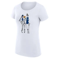 G-III 4Her by Carl Banks Los Angeles Dodgers Super-Slim Fit Lightweight Baseball Girls T-Shirt