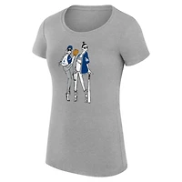 G-III 4Her by Carl Banks Los Angeles Dodgers Super-Slim Fit Lightweight Baseball Girls T-Shirt