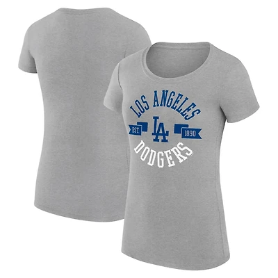 G-III 4Her by Carl Banks Los Angeles Dodgers Super-Slim Fit Lightweight City Graphic T-Shirt