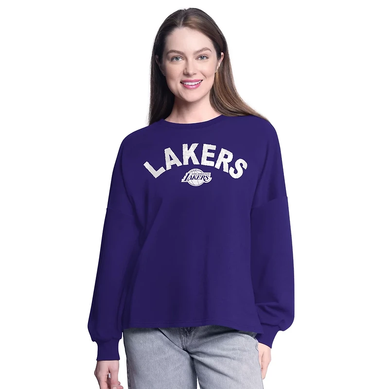 G-III 4Her by Carl Banks Los Angeles Lakers Athletic Pullover Sweatshirt
