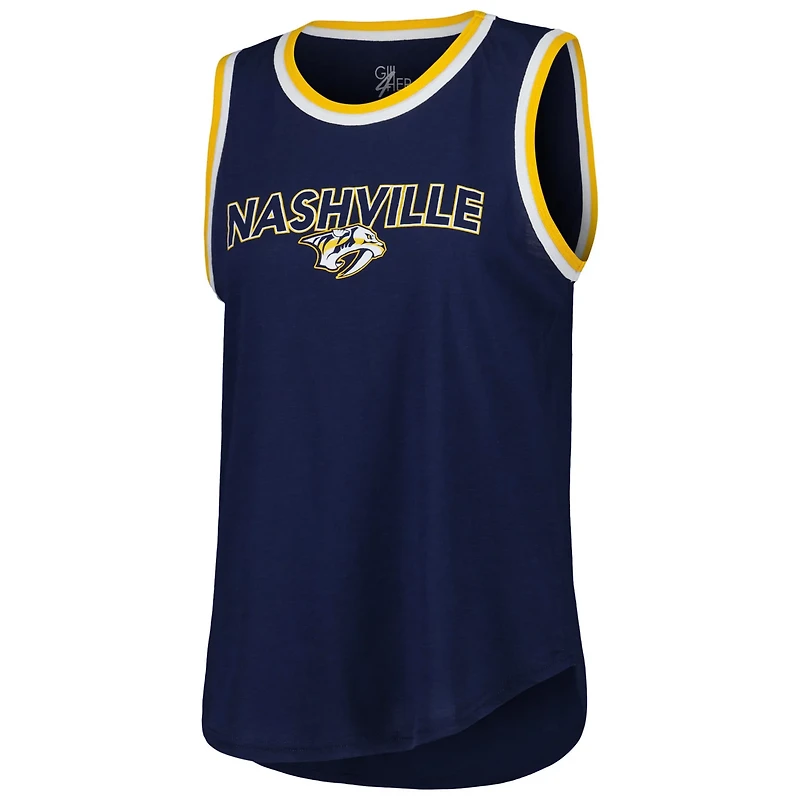 G-III 4Her by Carl Banks Nashville Predators Strategy Tank Top