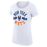 G-III 4Her by Carl Banks New York Mets Super-Slim Fit Lightweight City Graphic T-Shirt