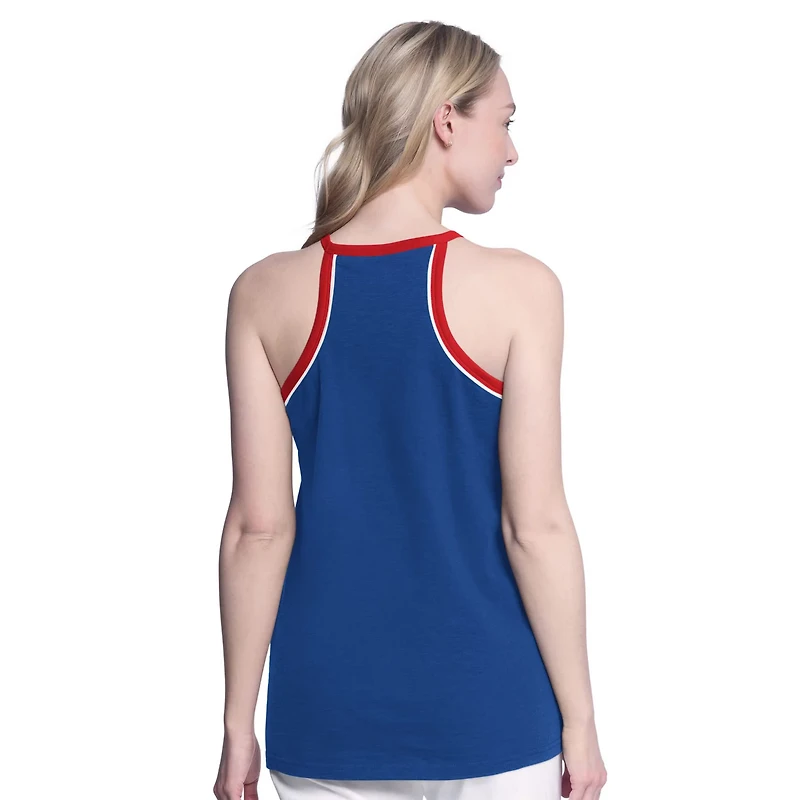 G-III 4Her by Carl Banks New York Rangers Curveball Racerback Tank Top