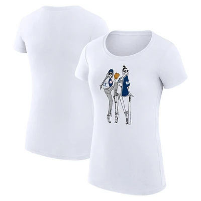 G-III 4Her by Carl Banks New York Yankees Super-Slim Fit Lightweight Baseball Girls T-Shirt
