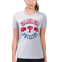 G-III 4Her by Carl Banks Philadelphia Phillies Super-Slim Fit Lightweight City Graphic T-Shirt