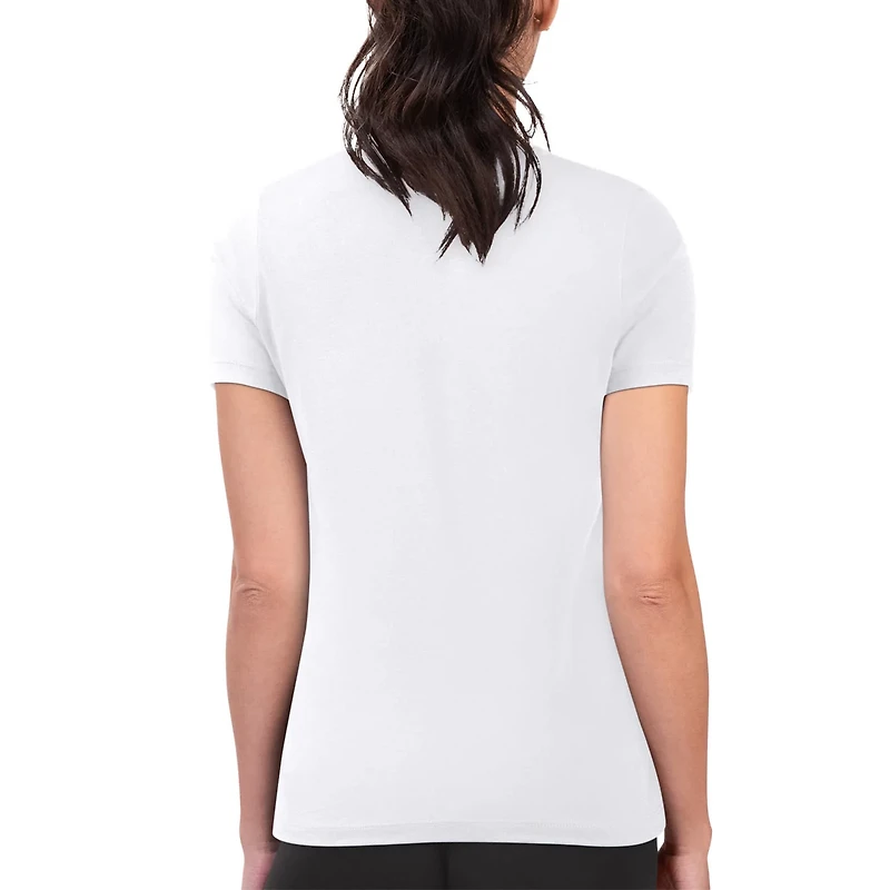 G-III 4Her by Carl Banks San Diego Padres Super-Slim Fit Lightweight Flowers Graphic T-Shirt