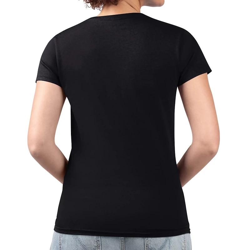 G-III 4Her by Carl Banks San Diego Padres Super-Slim Fit Lightweight Retro Roses V-Neck T-Shirt
