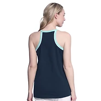 G-III 4Her by Carl Banks Seattle Kraken Curveball Racerback Scoop Neck Slub Tank Top