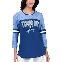 G-III 4Her by Carl Banks Tampa Bay Lightning Play The Game 3 4-Sleeve T-Shirt