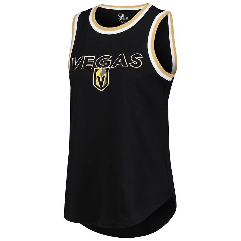 G-III 4Her by Carl Banks Vegas Golden Knights Strategy Tank Top