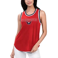 G-III 4Her by Carl Banks Washington Capitals Strategy Tank Top