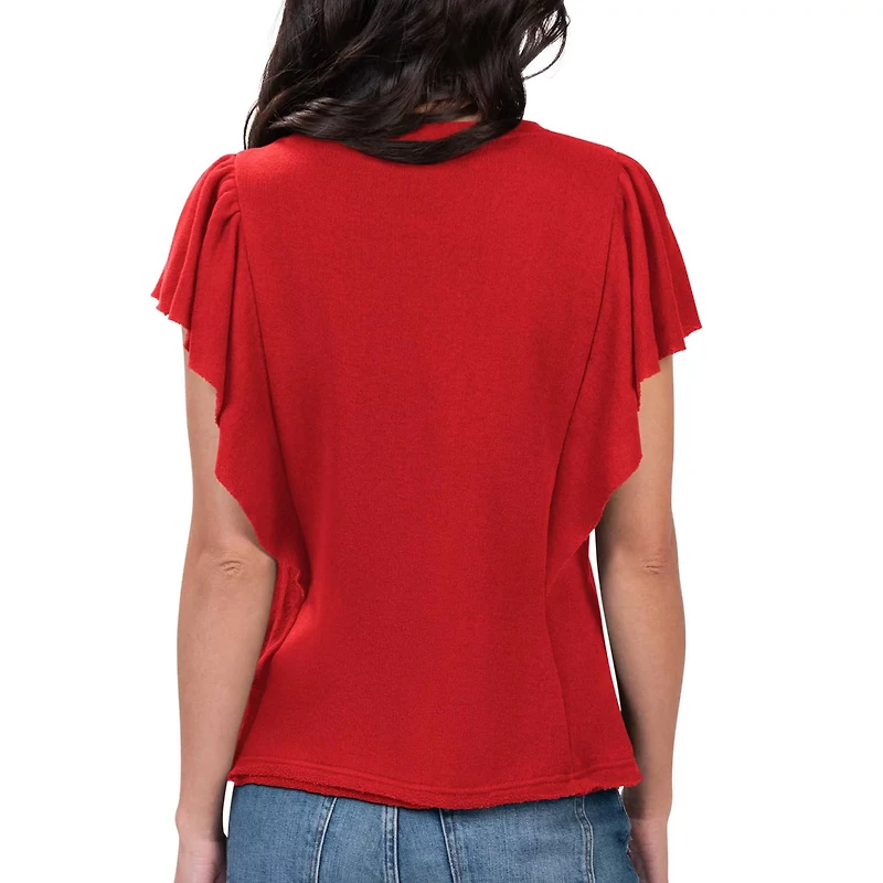 G-III 4Her by Carl Banks Washington Nationals Crowd Wave T-Shirt