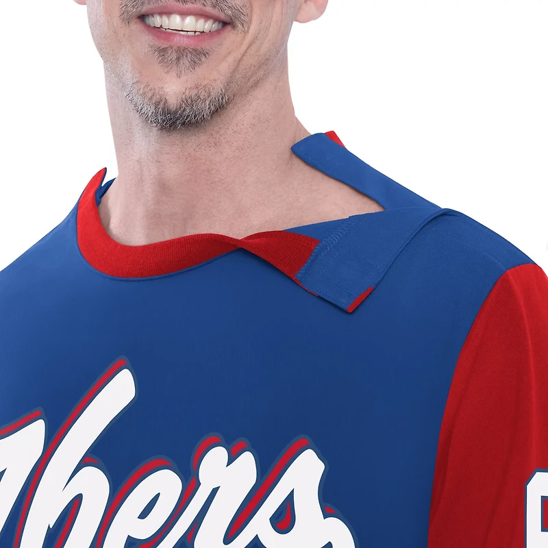 G-III Sports by Carl Banks Philadelphia 76ers Adaptive Rugby Long Sleeve Top