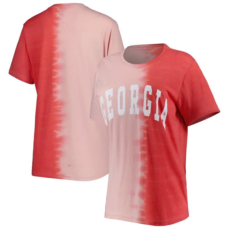 Gameday Couture Georgia Bulldogs Find Your Groove Split-Dye T-Shirt