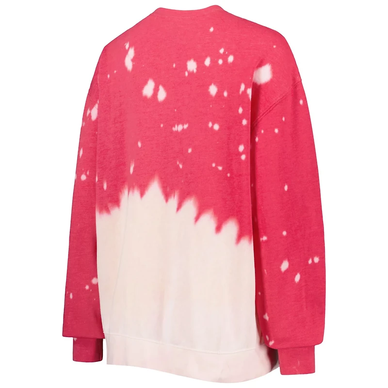 Gameday Couture Iowa State Cyclones Twice As Nice Faded Dip-Dye Pullover Long Sleeve Top