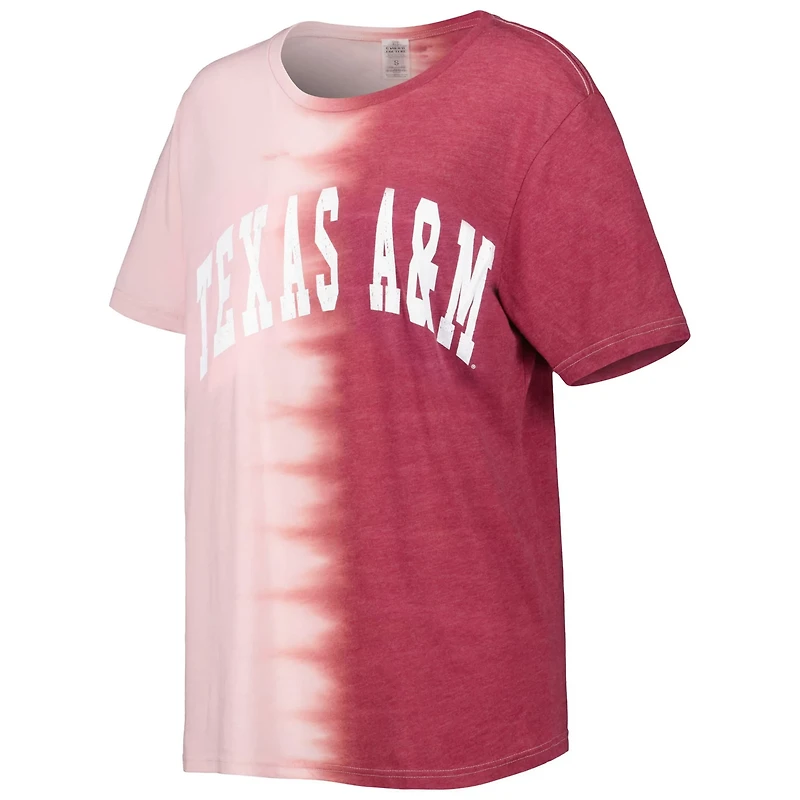 Gameday Couture Texas AM Aggies Find Your Groove Split-Dye T-Shirt