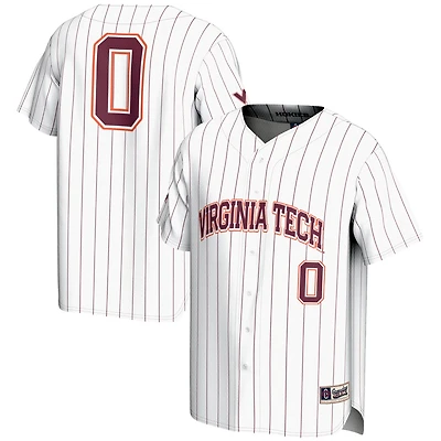 GameDay Greats 0 Virginia Tech Hokies Lightweight Baseball Fashion Jersey