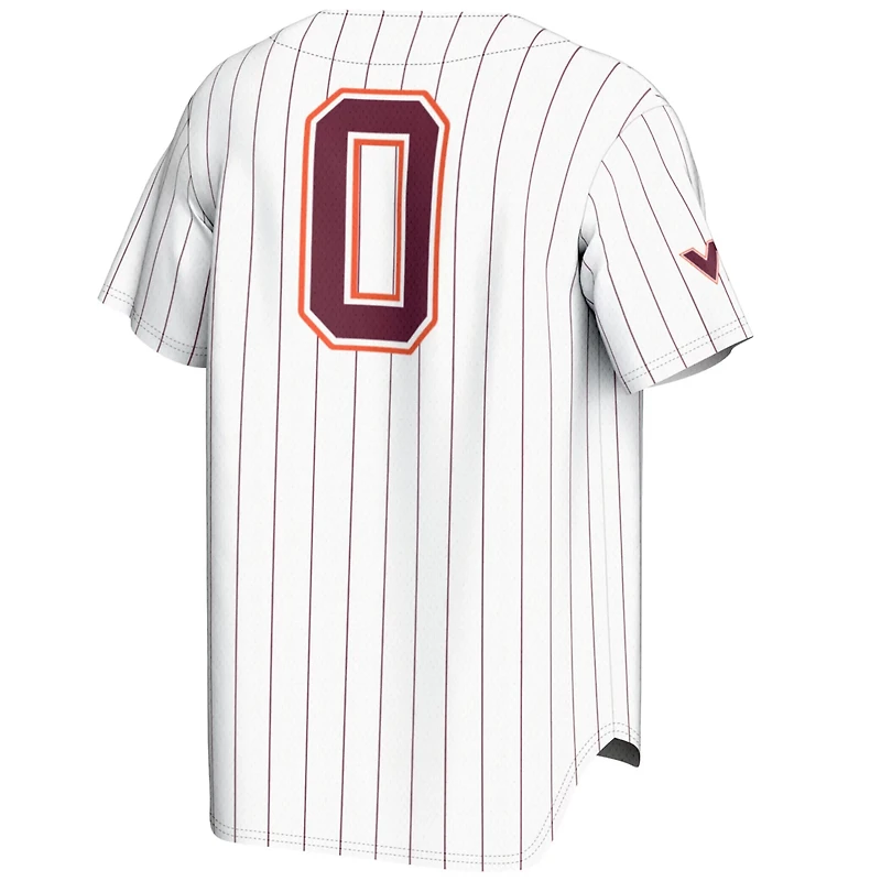 GameDay Greats 0 Virginia Tech Hokies Lightweight Baseball Fashion Jersey
