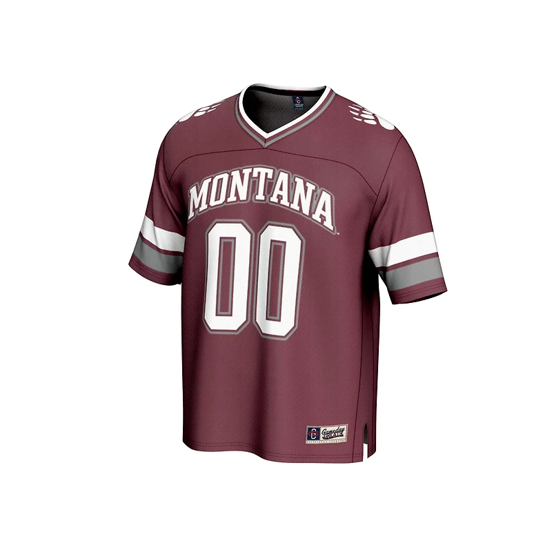 GameDay Greats 00 Montana Grizzlies Lightweight Collegiate Football Fashion Jersey