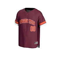 GameDay Greats 00 Virginia Tech Hokies Lightweight Collegiate Baseball Fashion Jersey
