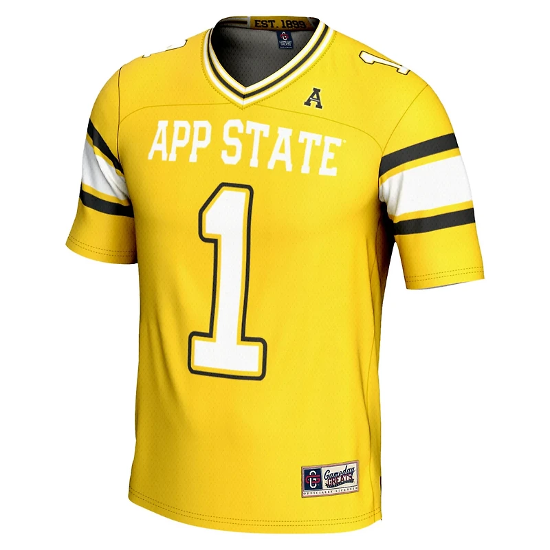 GameDay Greats 1 Appalachian State Mountaineers Endzone Football Jersey