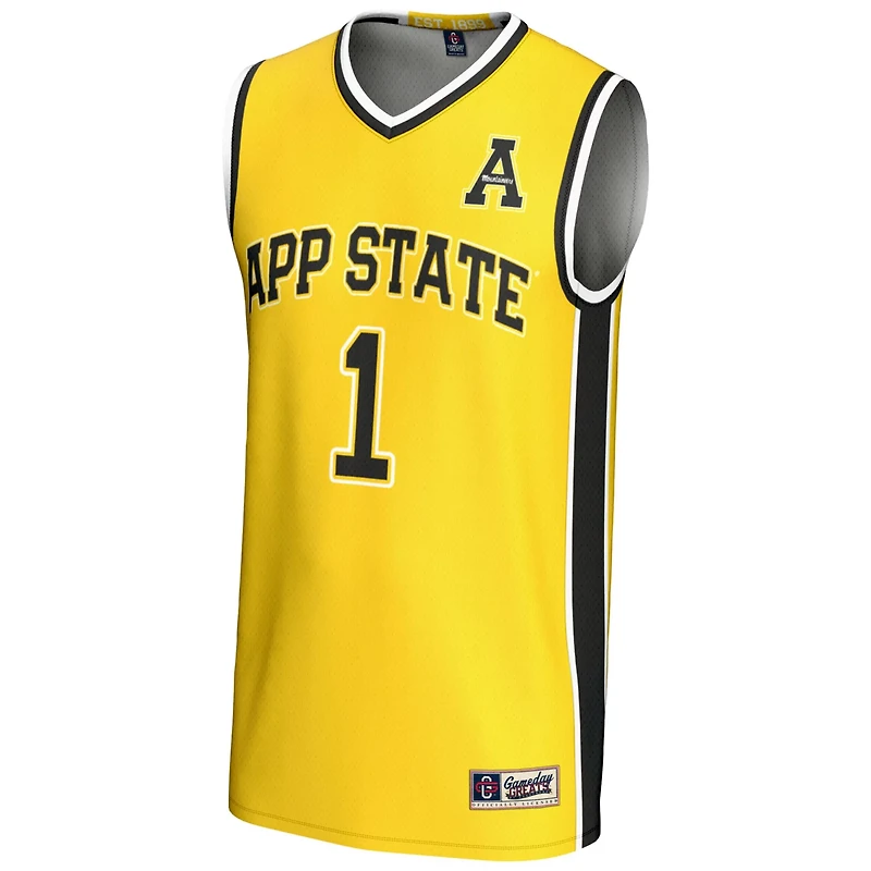 GameDay Greats 1 Appalachian State Mountaineers Lightweight Basketball Jersey