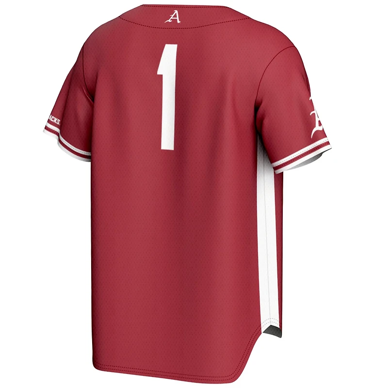 GameDay Greats 1 Arkansas Razorbacks Lightweight Baseball Jersey