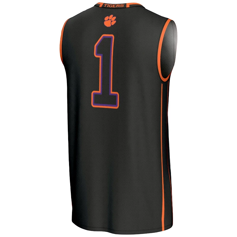 GameDay Greats 1 Clemson Tigers Lightweight Basketball Jersey